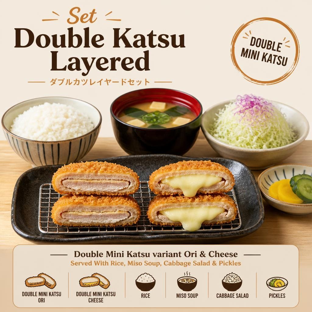 Set Double Katsu Layered